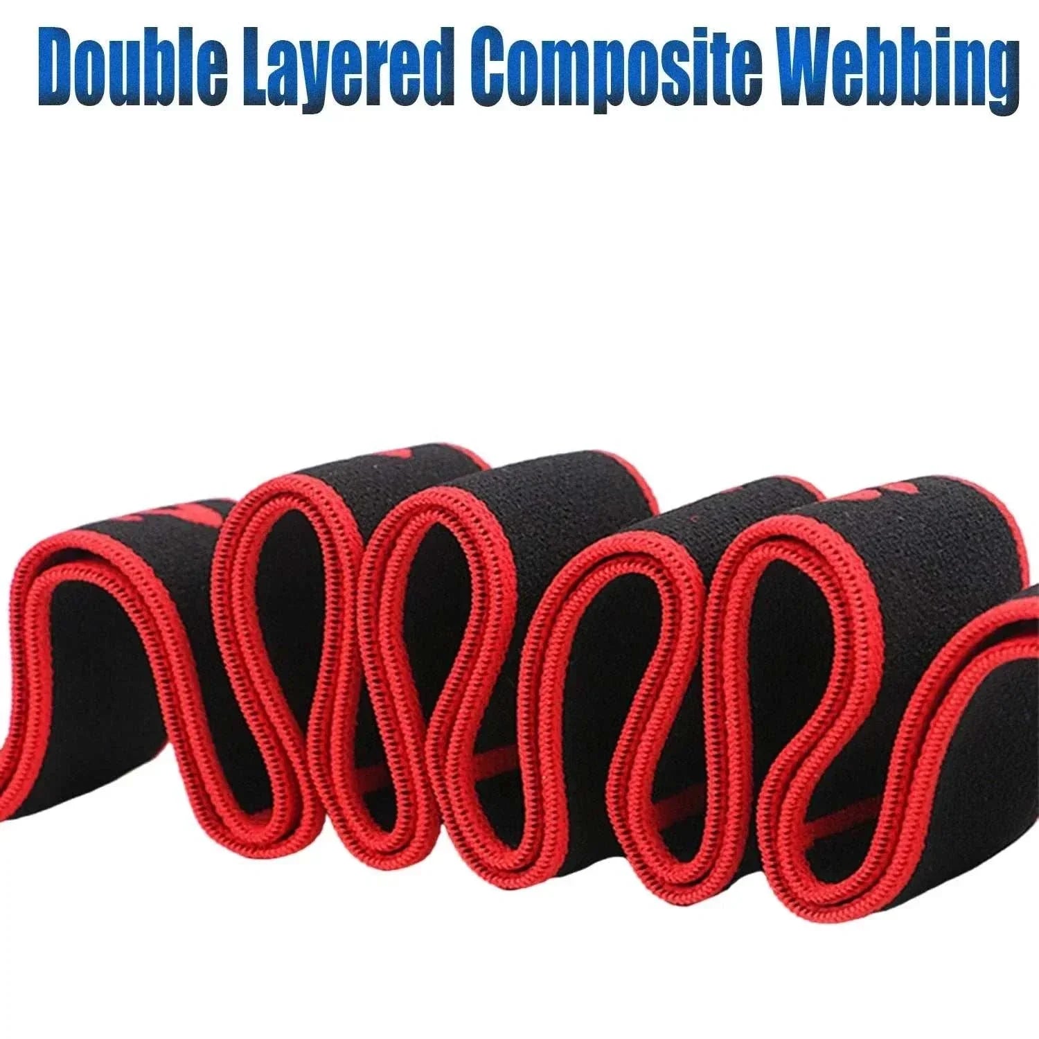 Multi loop yoga stretch resistance band for flexibility and controlled stretching